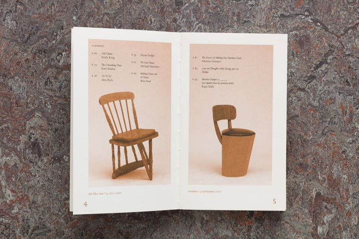 100 CHAIRS IN 100 DAYS AND ITS 100 WAYS by Martino Gamper
