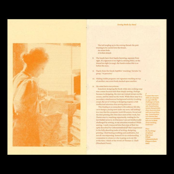 THINKING WHAT WE ARE DOING #1: SEWING BOOKS BY HAND by Emily Larned