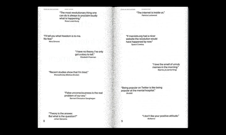 STUCK ON THE PLATFORM: RECLAIMING THE INTERNET by Geert Lovink