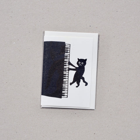 JAZZ CATS, GREETING CARD by Takako Copeland