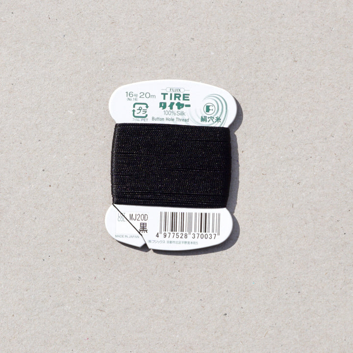 Japanese Buttonhole Thread, 100% Silk, 20m