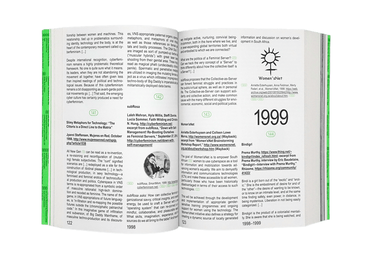 CYBERFEMINISM INDEX edited by Mindy Seu