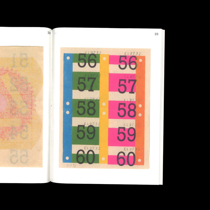 CLOAKROOM TICKETS (1–250) by Karel Martens
