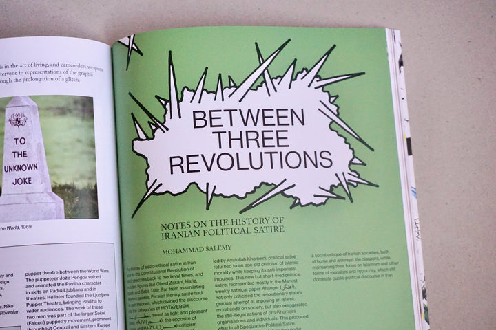 CRACK UP – CRACK DOWN: THE 33RD LJUBLJANA BIENNIAL OF GRAPHIC ARTS by Slavs and Tartars, M. Constantine