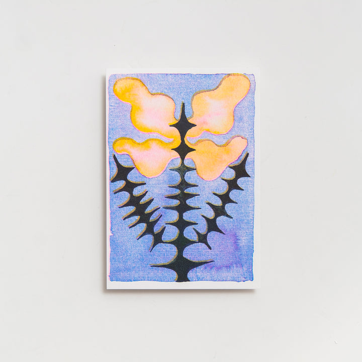 FLOWERS [RISO POSTCARDS] by Malwine Stauss
