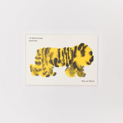 10 WILD ANIMALS POSTCARDS by Rop van Mierlo