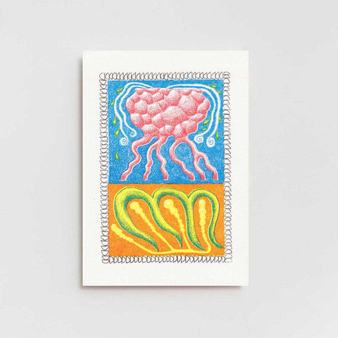 [RISO POSTCARDS] by Csenge Csató