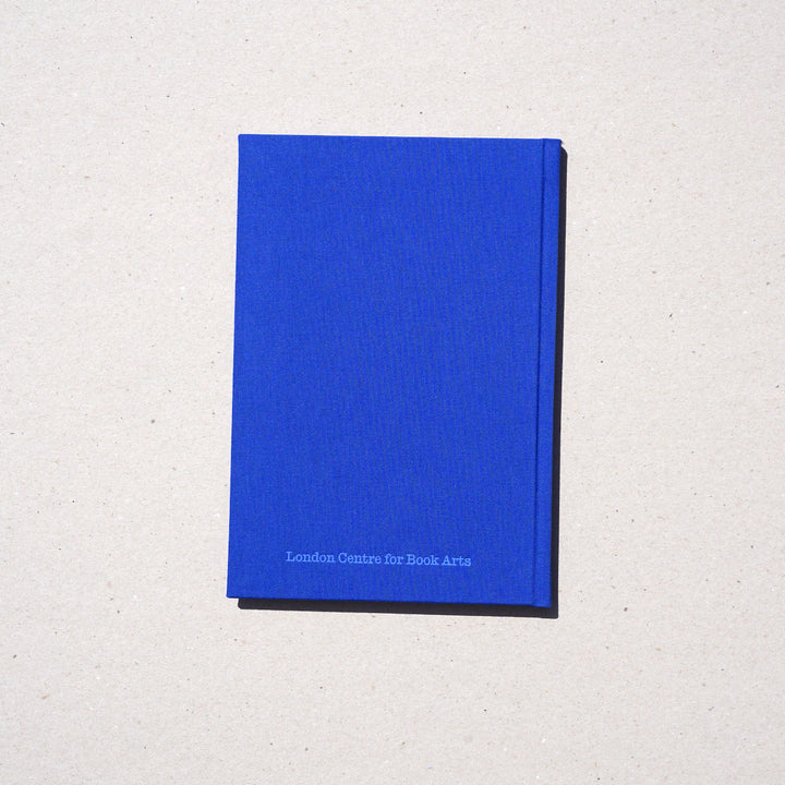 HANDMADE NOTEBOOK, 100% Premium Cotton Japanese Bookcloth [Royal Blue], Lined or Plain