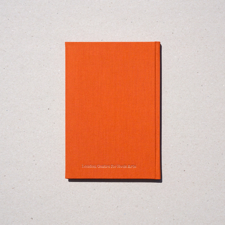 HANDMADE NOTEBOOK, 100% Premium Cotton Japanese Bookcloth [Brick], Lined or Plain
