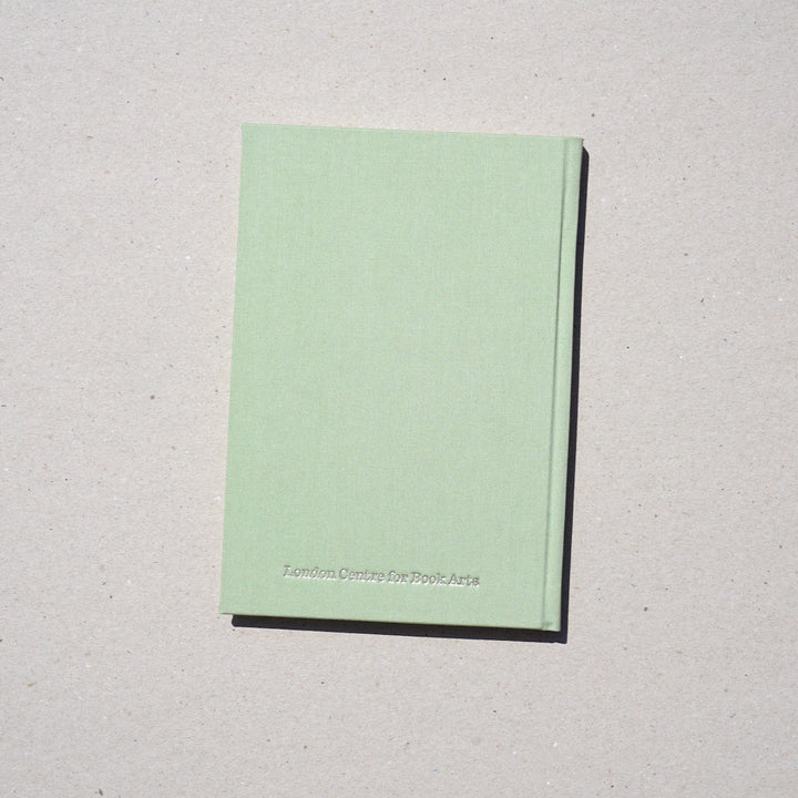 HANDMADE NOTEBOOK, 100% Premium Cotton Japanese Bookcloth [Sage], Lined or Plain