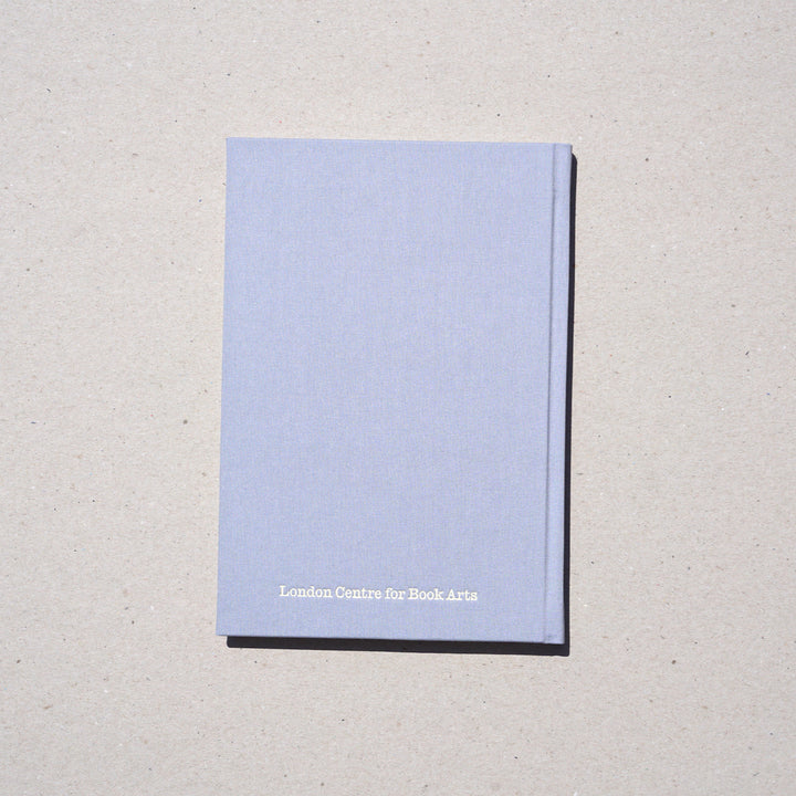 HANDMADE NOTEBOOK, 100% Premium Cotton Japanese Bookcloth [Light Grey], Lined or Plain