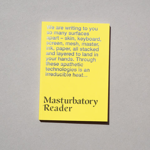 MASTURBATORY READER by Sticky Fingers Publishing