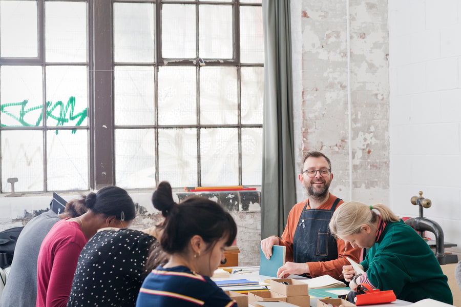 With more than 800 workshops for the public since 2012, LCBA has become a leading organisation in the teaching and preserva tion of the heritage crafts of bookbinding and letterpress printing.