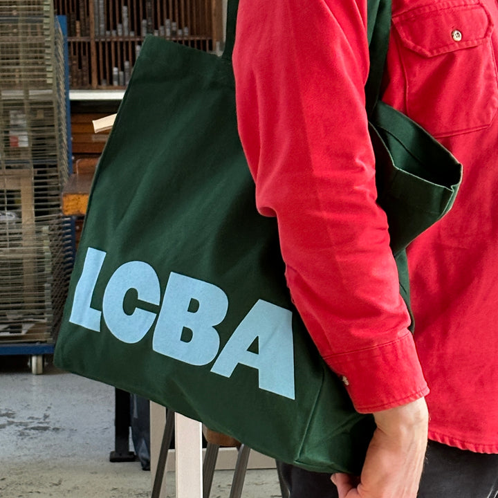 LCBA TOTE, BOTTLE GREEN