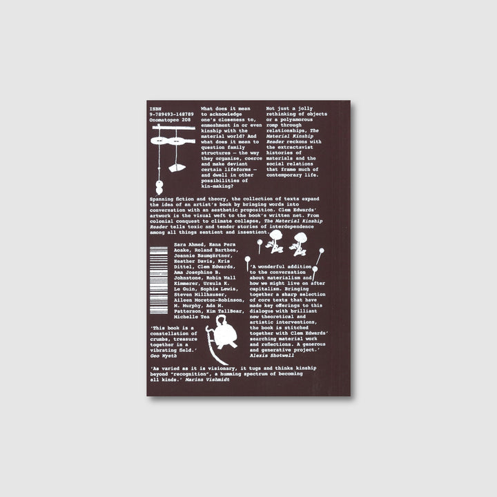 THE MATERIAL KINSHIP READER by Kris Dittel, Clem Edwards