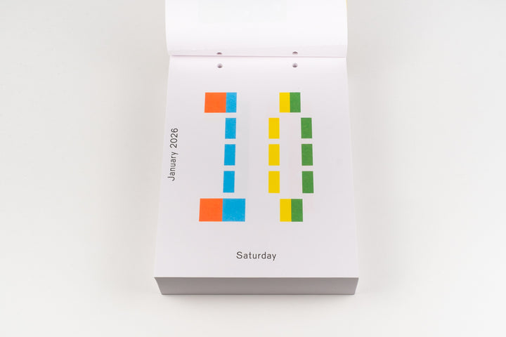 CALENDAR 2026 / EVERY DAY IS A NEW DAY by Karel Martens