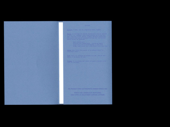 ROY ORBISON IN RUINS: A SCRIPT FOR ANYWHERE THAT HAS A KARAOKE NIGHT by Timothea Armour