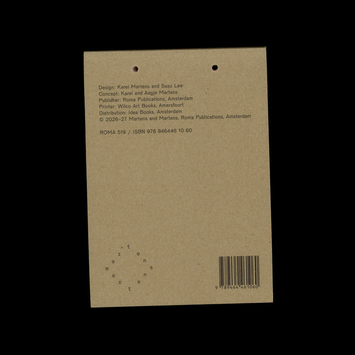 CALENDAR 2027 / EVERY DAY IS A NEW DAY by Karel Martens