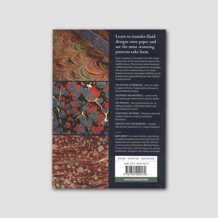 MAKING TRADITIONAL MARBLED PAPERS by Kate Brett