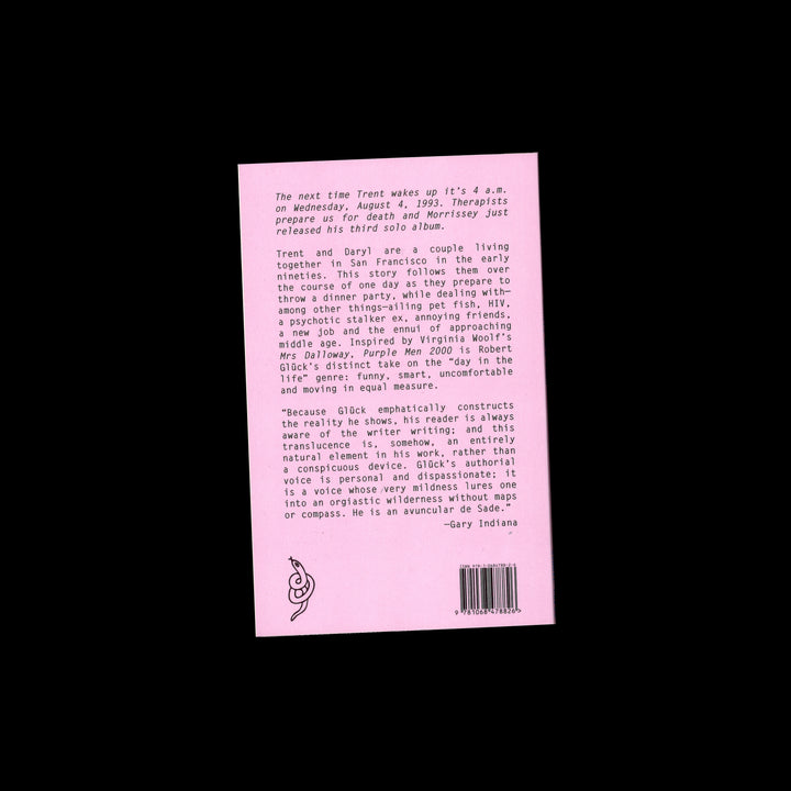 PURPLE MEN 2000 by Robert Glück