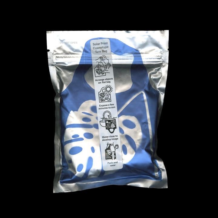 SOLAR PRINT CYANOTYPE TOTE BAG by Rollo Press