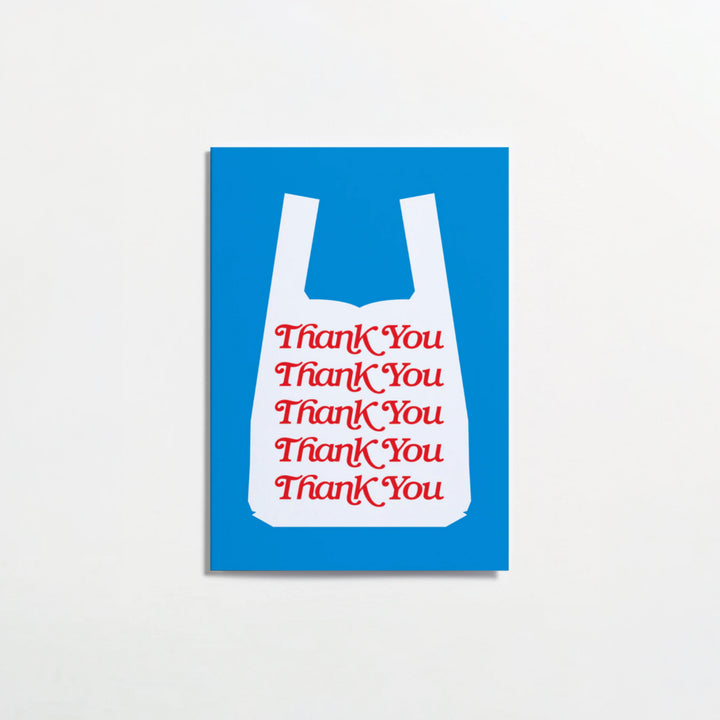 THANK YOU SHOPPER CARD by Crispin Finn