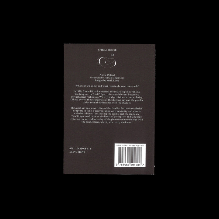 TOTAL ECLIPSE by Annie Dillard