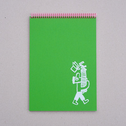 A4 NOTEBOOK by Jay Cover – Green