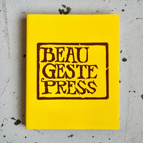 BEAU GESTE PRESS by Alice Motard