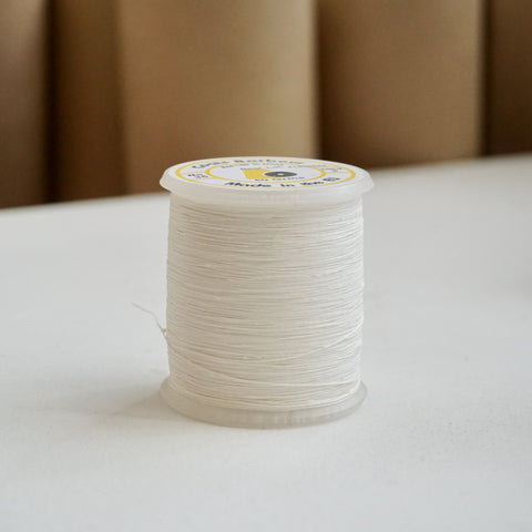 50g Spool of White Linen Thread, 25/3