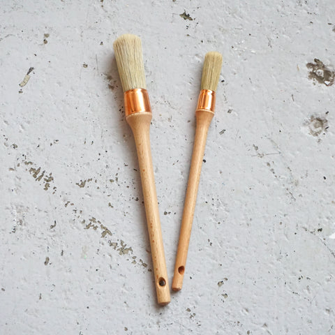 Bristle Brush with Copper Plated Ferrule
