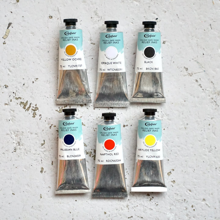 Safe Wash Printing Inks, 75ml Tubes