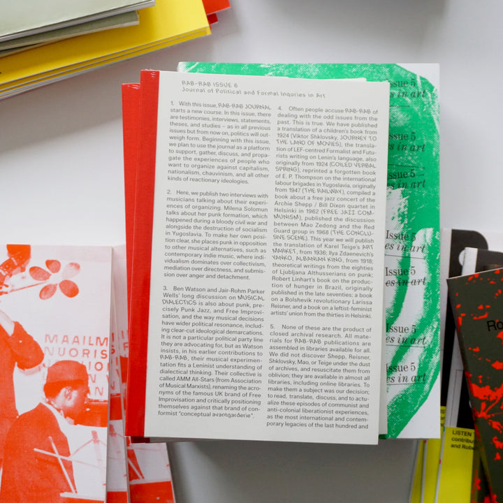 RAB-RAB JOURNAL ISSUE #06 by Rab-Rab Press