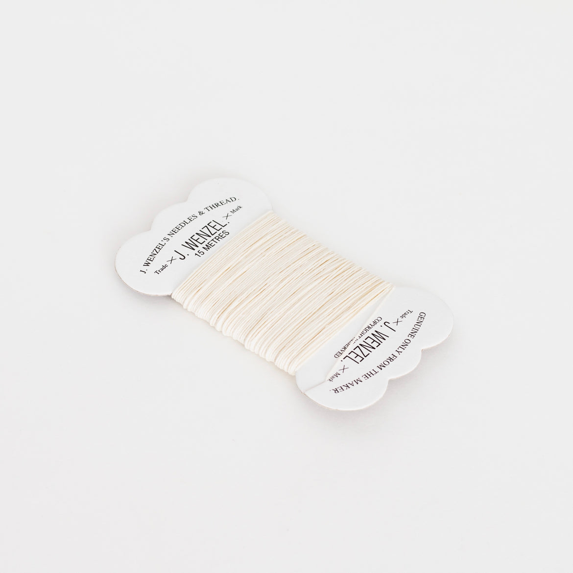Linen Thread, 15 Metres, White